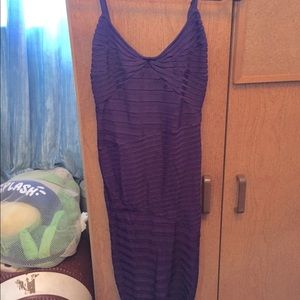 Marciano Purple Bodycon Midi Dress